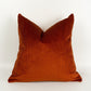 Luxury Cord Velvet Terracotta Cushion Cover, Burgundy Corduroy Pillow Cover, Burnt Orange Pillow Cover (All Sizes)