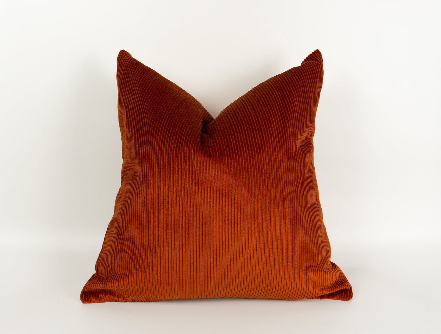 Luxury Cord Velvet Terracotta Cushion Cover, Burgundy Corduroy Pillow Cover, Burnt Orange Pillow Cover (All Sizes)