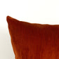 Luxury Cord Velvet Terracotta Cushion Cover, Burgundy Corduroy Pillow Cover, Burnt Orange Pillow Cover (All Sizes)