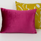 Luxury Velvet Fuchsia Pillow Cover, Fuchsia Velvet Cushion Cover, Boudoir Velvet Pillow (All Sizes)