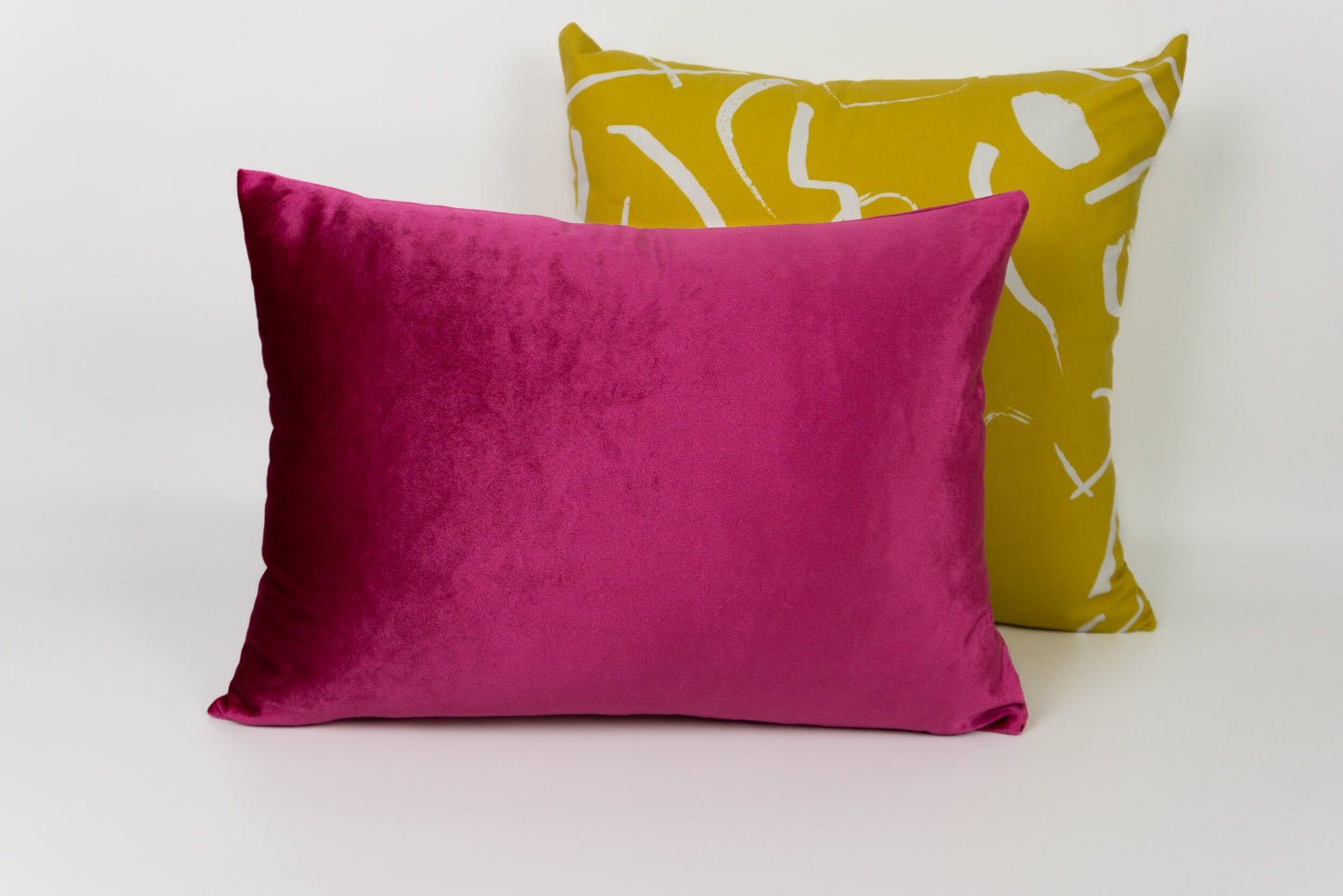 Luxury Velvet Fuchsia Pillow Cover, Fuchsia Velvet Cushion Cover, Boudoir Velvet Pillow (All Sizes)