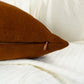 Cosy Linen Terracotta Cushion Cover, Custom Size Rust Terracotta Pillow Covers